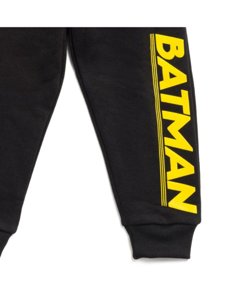 Little Boys 6-20 Superman Batman Fleece Pullover Hoodie and Pants Outfit Set
