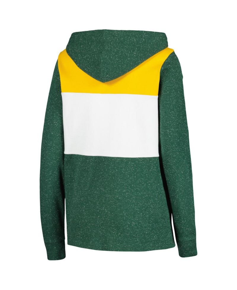 Women's Green Green Bay Packers Wicket Pullover Hoodie