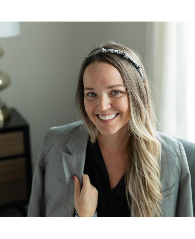 Women's Knotted Tweed Headband - Black Ivory