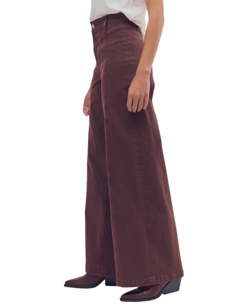 Women's Libre Corduroy High-Rise Wide-Leg Pants