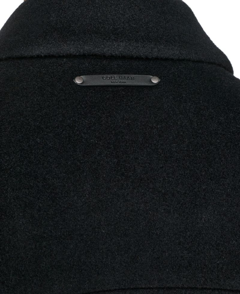 Men's Regular-Fit Cashmere-Wool Blend Single-Breasted Car Coat