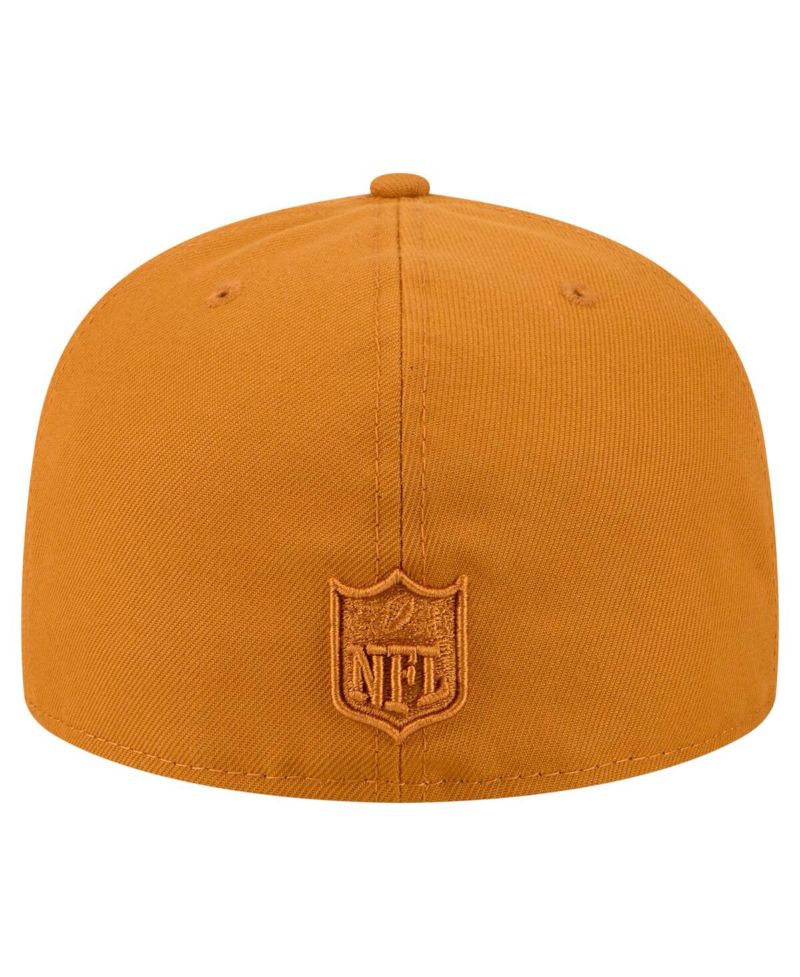Men's Brown New York Jets Color Pack A-Frame 59FIFTY Fitted Hat
