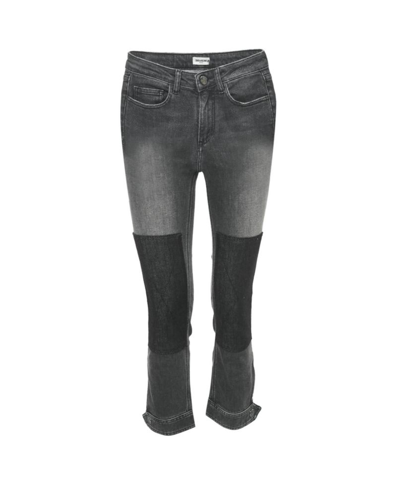 Zadig & Voltaire Women's Eva Patch Mid-Rise Skinny Jeans