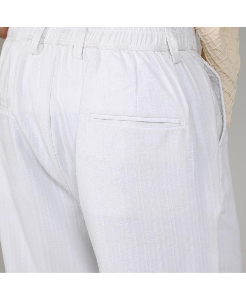 Men's Tailored Linen-Blend Trousers