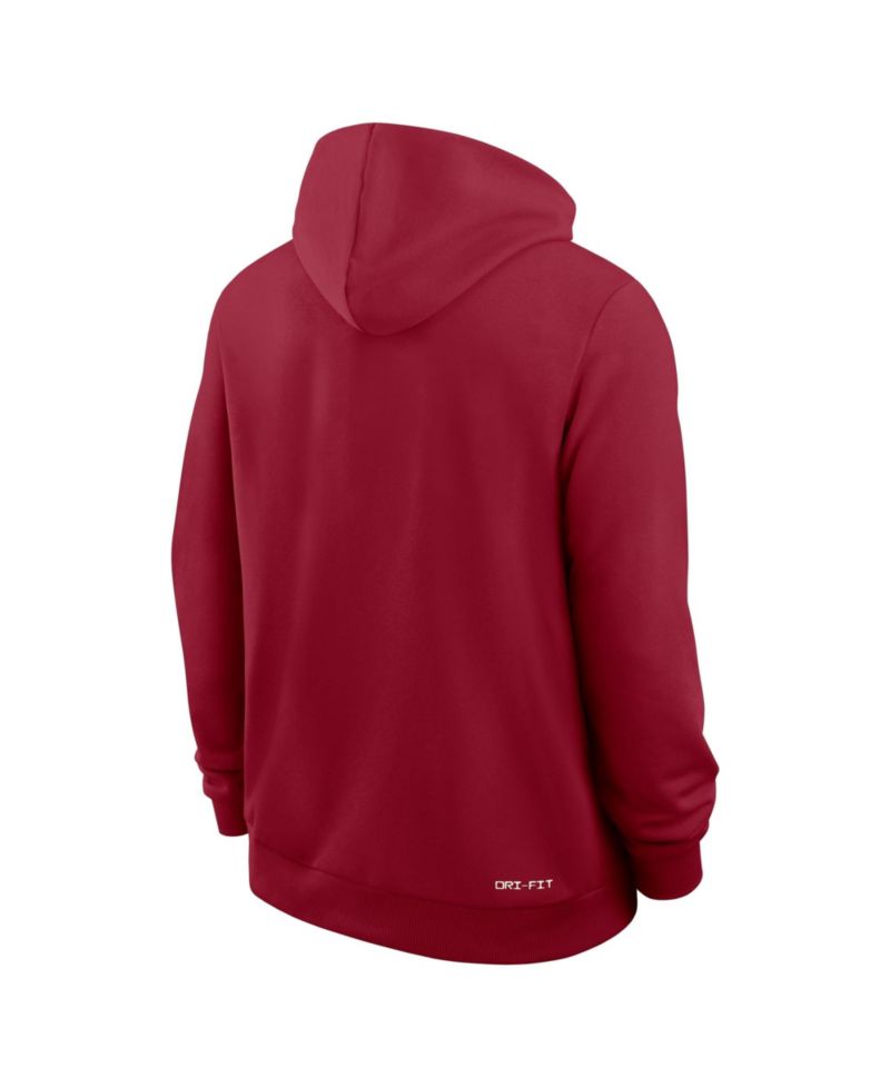 Men's Cardinal Stanford Cardinal 2026 Sideline Standard Issue Dri-FIT Full-Zip Hoodie