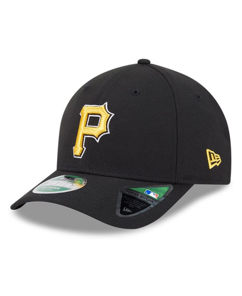 Men's Black Pittsburgh Pirates Player Replica 9FORTY Adjustable Hat