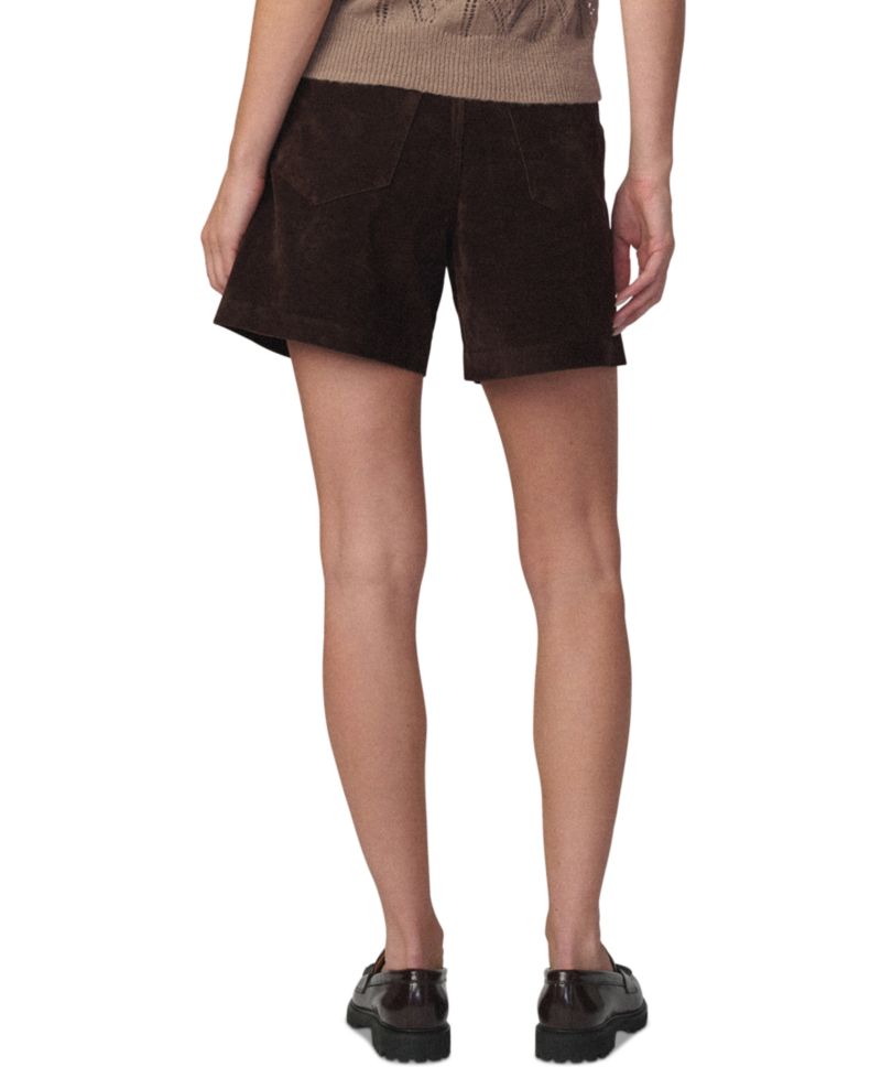 Women's High-Waisted Faux-Suede Harlowe Shorts