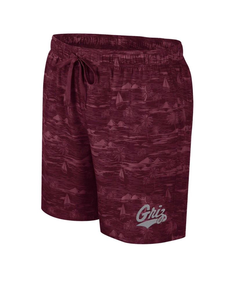 Men's Maroon Montana Grizzlies Ozark Swim Shorts