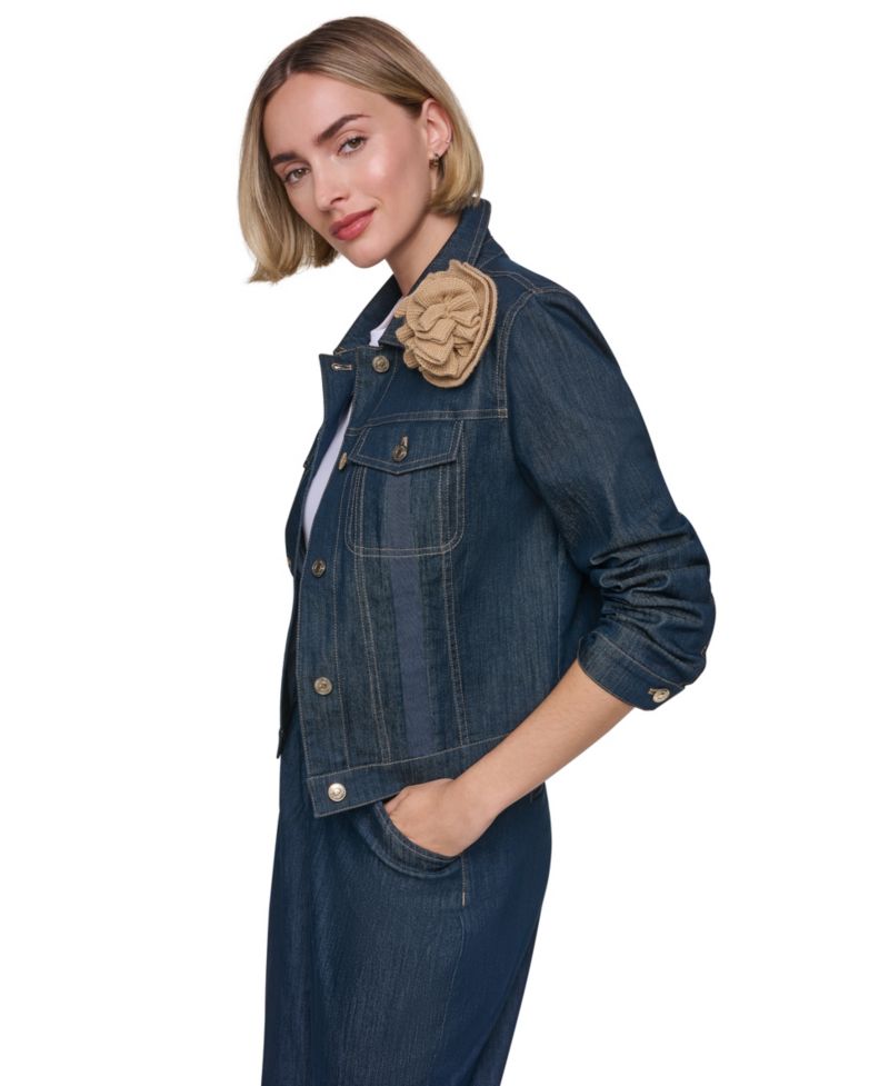 Women's Sonia Five-Button Front Trucker Jacket