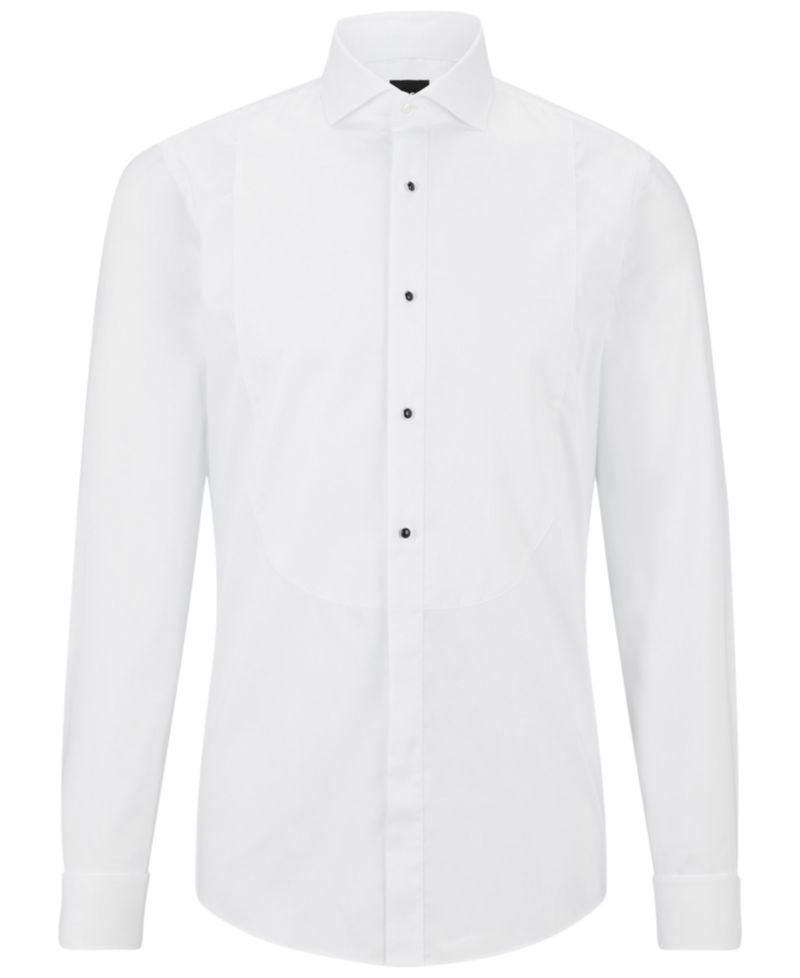 Men's Slim-Fit Easy-Iron Poplin Dress Shirt
