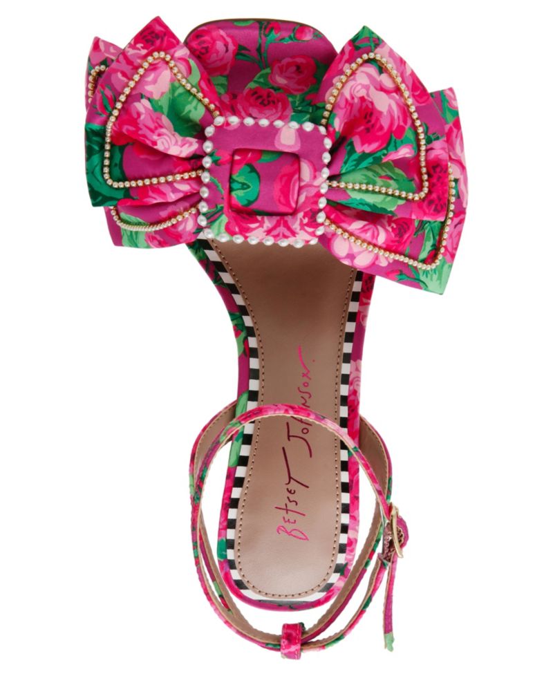 Women's Denly Bow Two-Piece Stiletto Dress Sandals