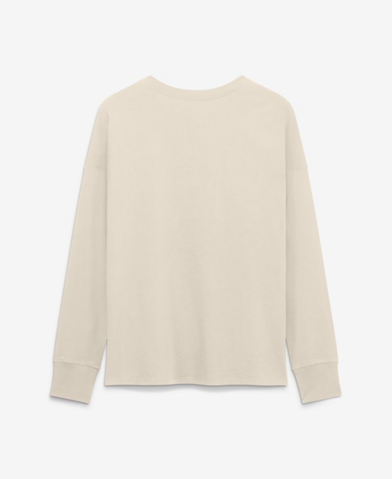 Women's Cream San Francisco 49ers Heritage Legacy Long Sleeve T-Shirt