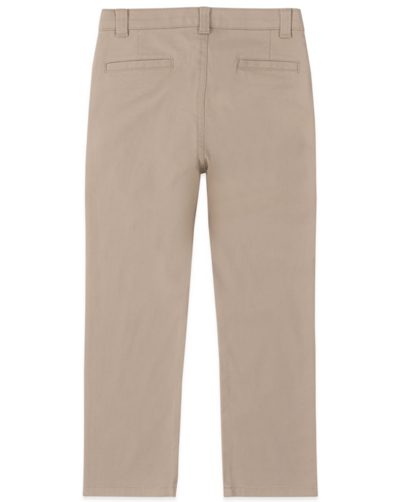 Little Boys Uniform Stretch Twill Pant with Reinforced Knees