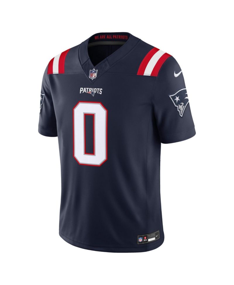 Men's Christian Gonzalez Navy New England Patriots Vapor F.U.S.E. Stitched Limited Jersey