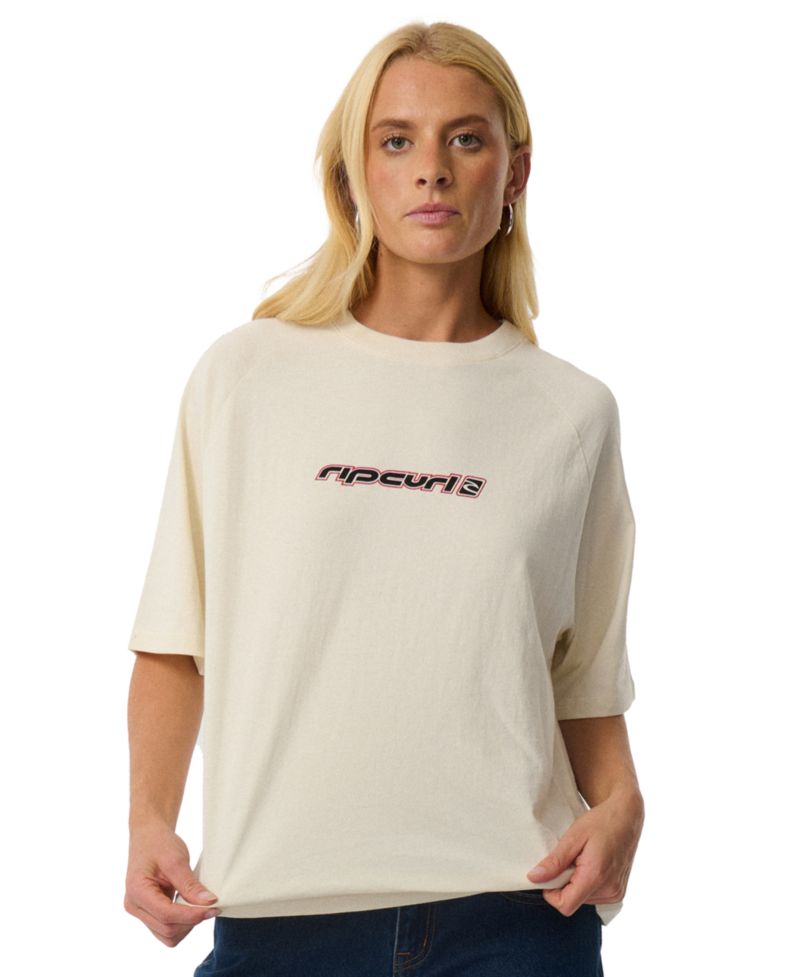 Women's Sunset Beach Raglan Boxy T-Shirt