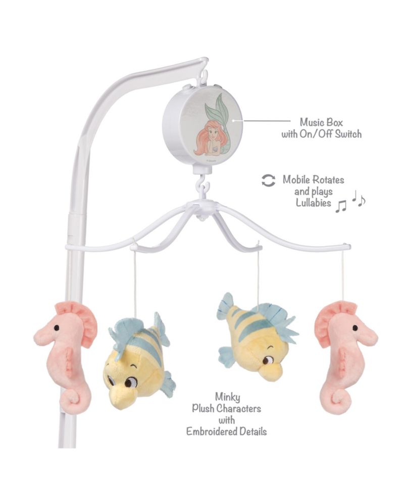 Disney Baby The Little Mermaid Musical Baby Crib Mobile Toy