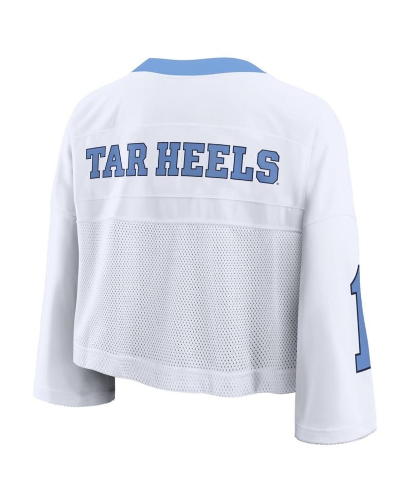 Women's North Carolina Tar Heels V-Neck Cropped Fashion Top
