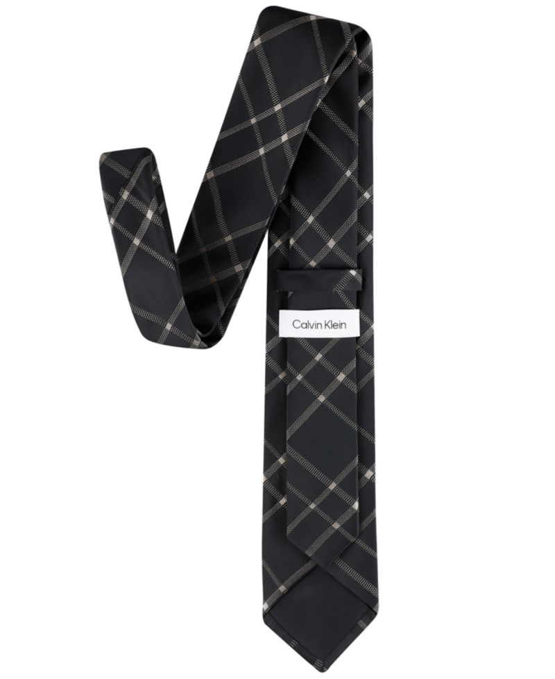 Men's Stitch Plaid Tie