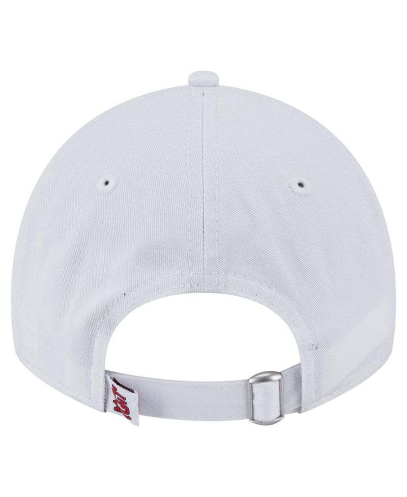 Women's White St. Louis Cardinals Team Fan 9TWENTY Adjustable Hat