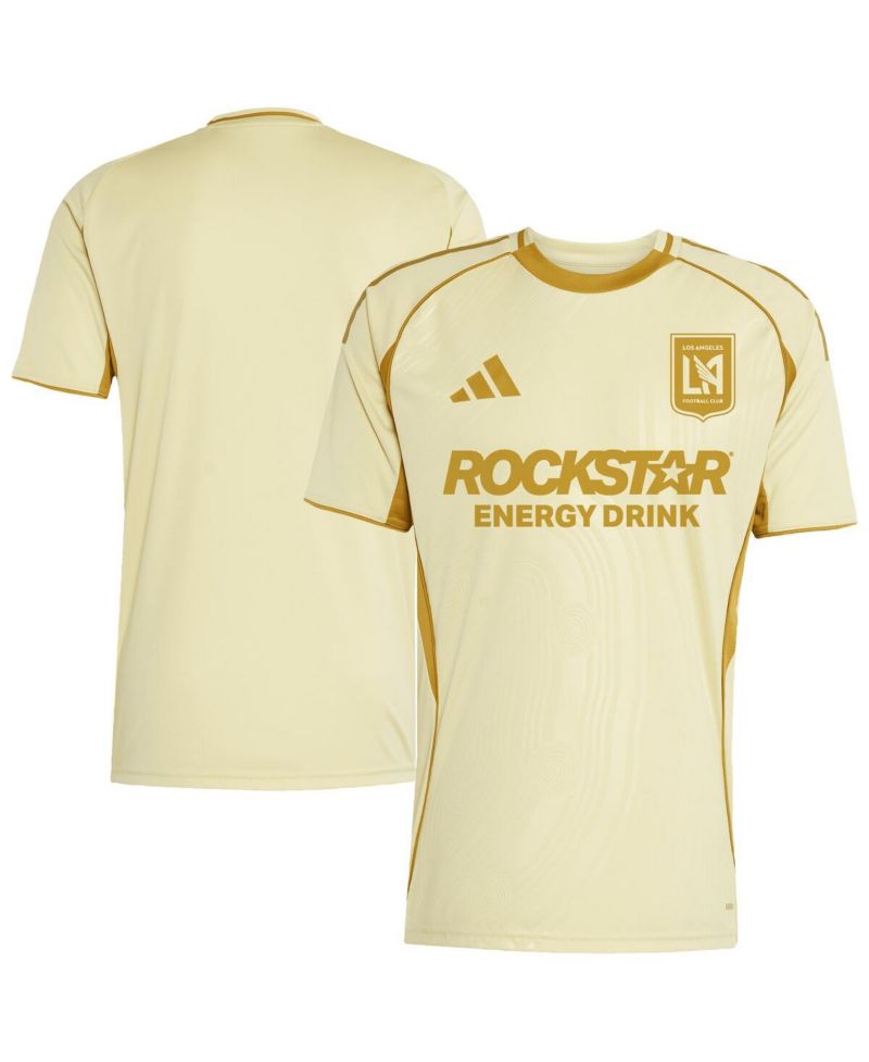 Men's Tan LAFC 2025 One Planet Pre-Match Jersey