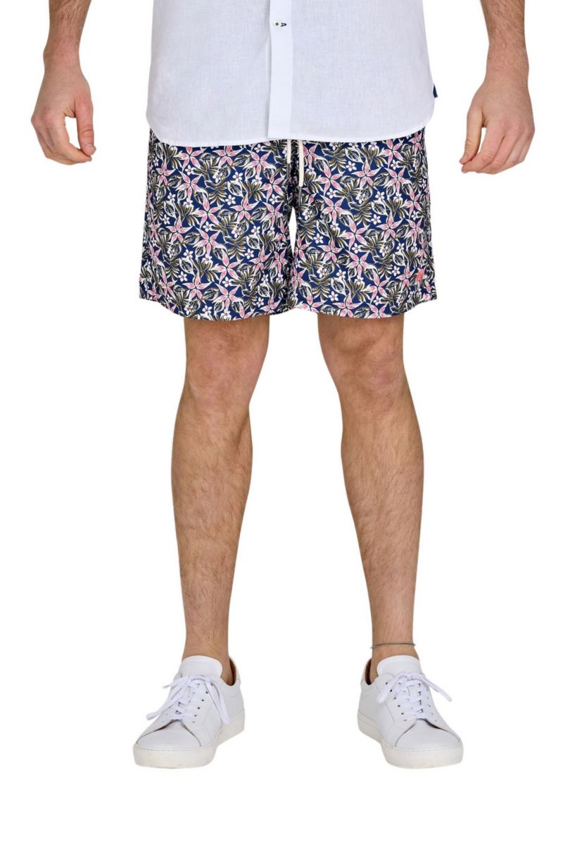Men's Hawaiian Printed Swim Shorts
