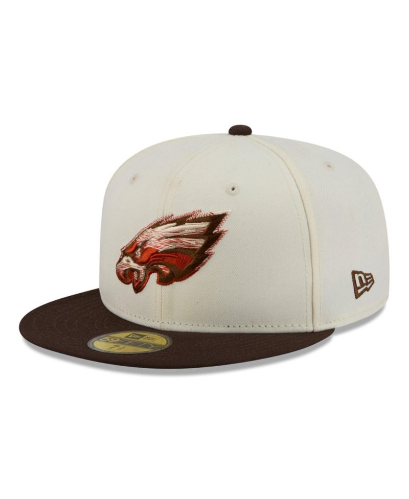 Men's Cream/Brown Philadelphia Eagles Pumpkin Spice 59FIFTY Fitted Hat