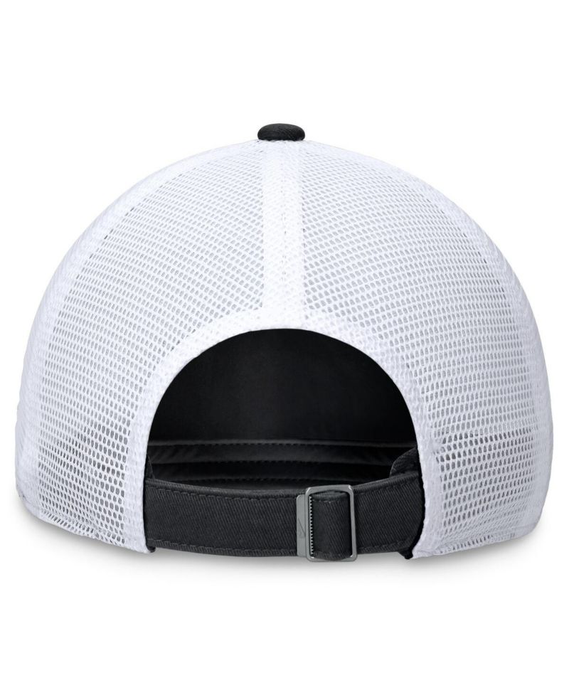 Men's Black San Francisco Giants Wordmark Adjustable Trucker Hat