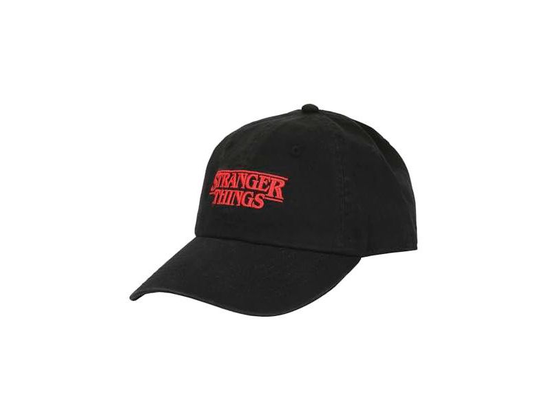 Men's Logo Black Unstructured Baseball Cap.