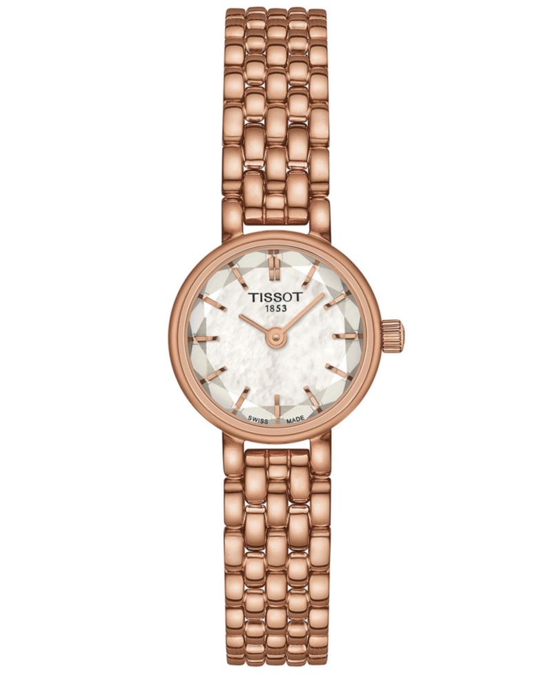 Women's Swiss Lovely Rose Gold PVD Stainless Steel Bracelet Watch 20mm