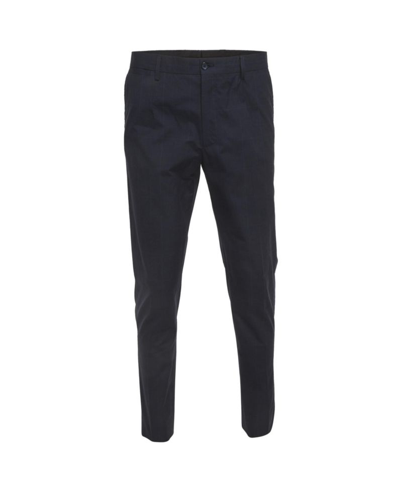 Men's Plaid Cotton Trousers