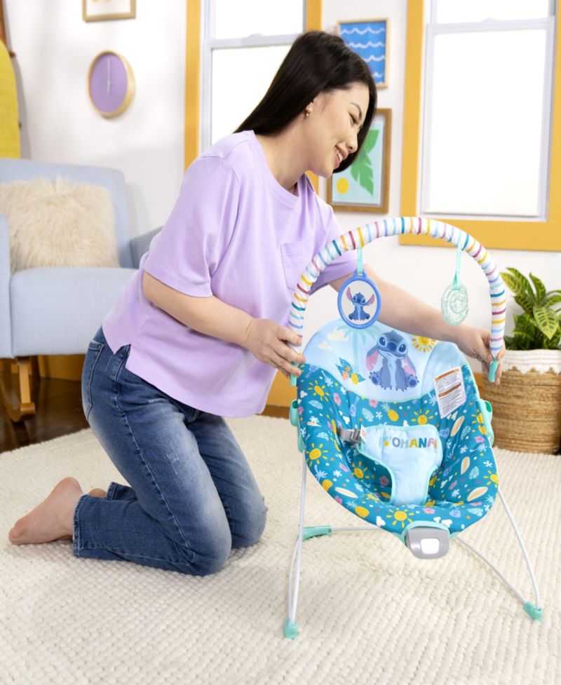 Infant Disney Baby Stitch Ohana Paradise Bouncer