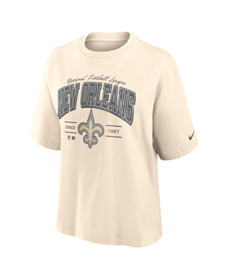 Women's New Orleans Saints Vintage Mod Boxy T-Shirt