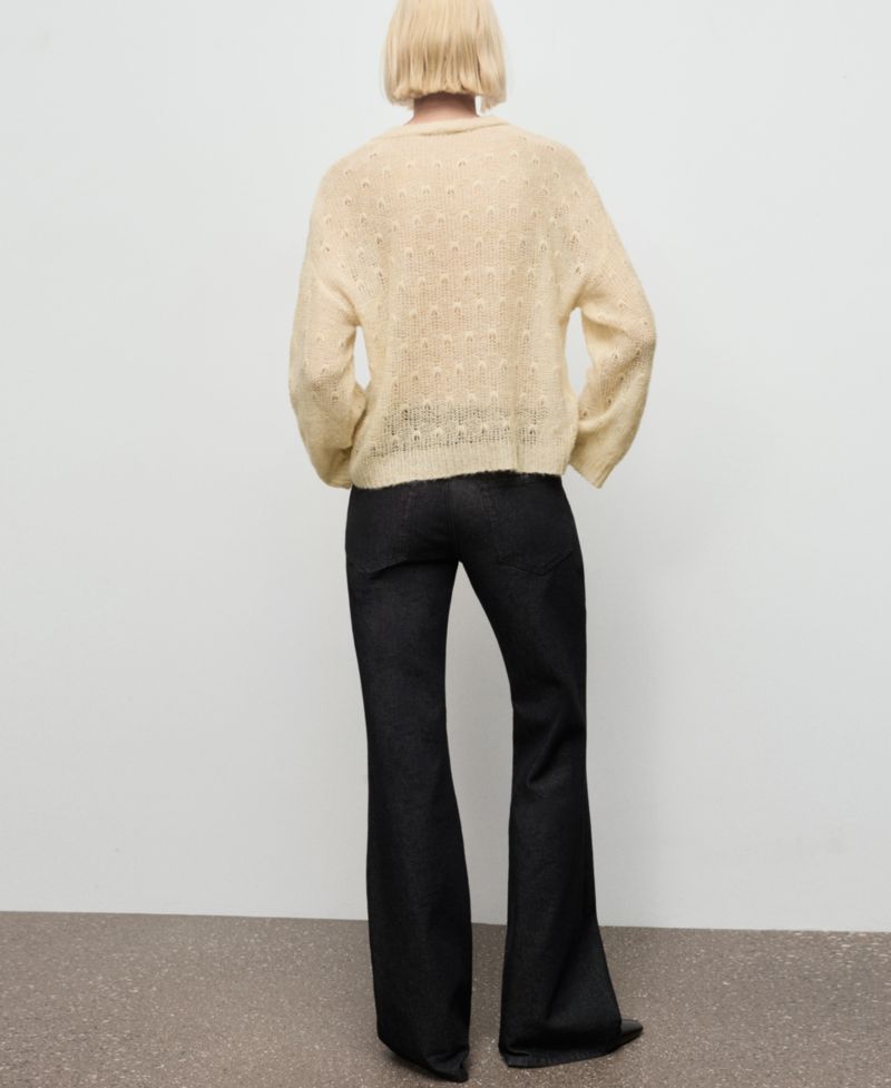 Women's Lace Pattern Knit Sweater