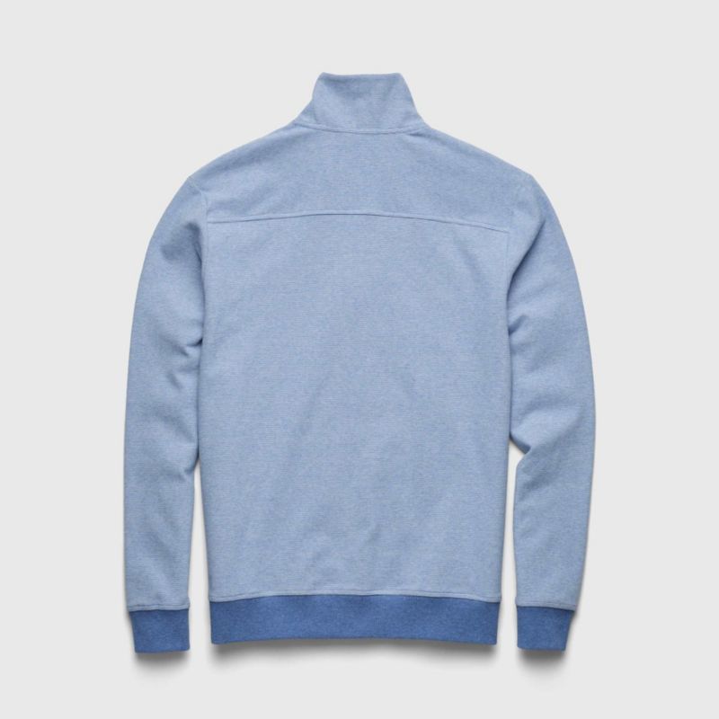 Men's Bobby Stripe Fleece Quarter Zip Sweater