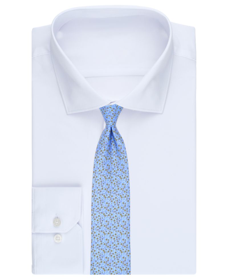 Men's Harvey Classic Design Floral Pattern Silk Tie