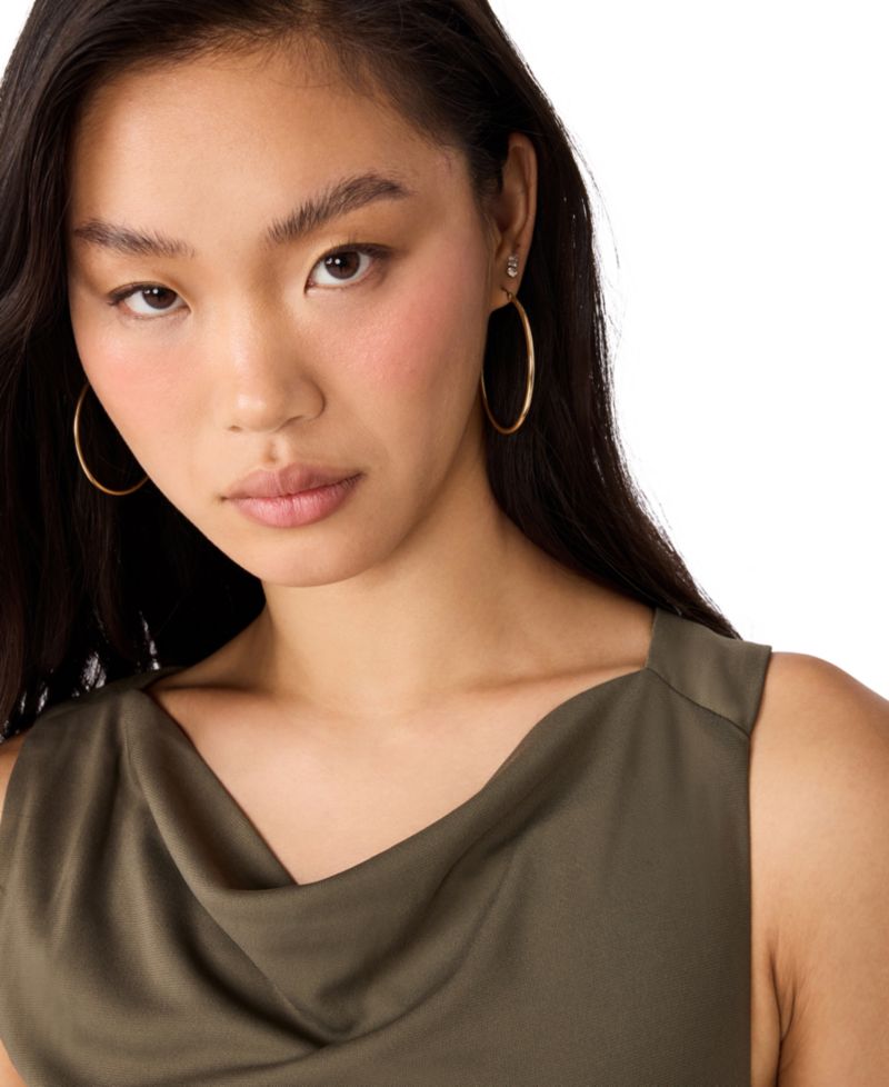 Women's Issabelle Ruched Body-Con Cowl-Neck Dress