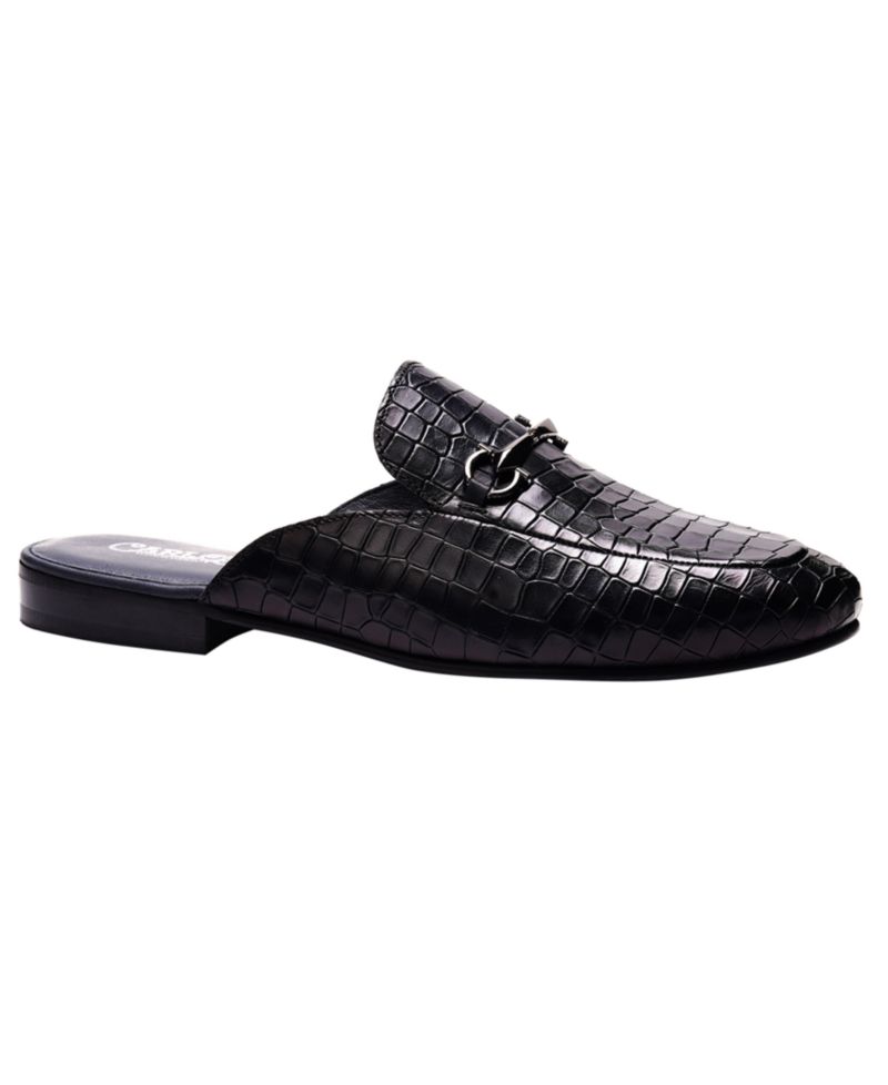 Чёрный Croco Кожа