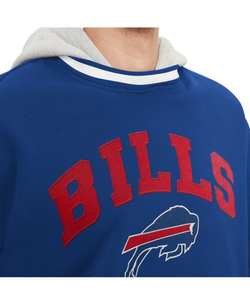Men's Royal Buffalo Bills Ivan Fashion Pullover Hoodie