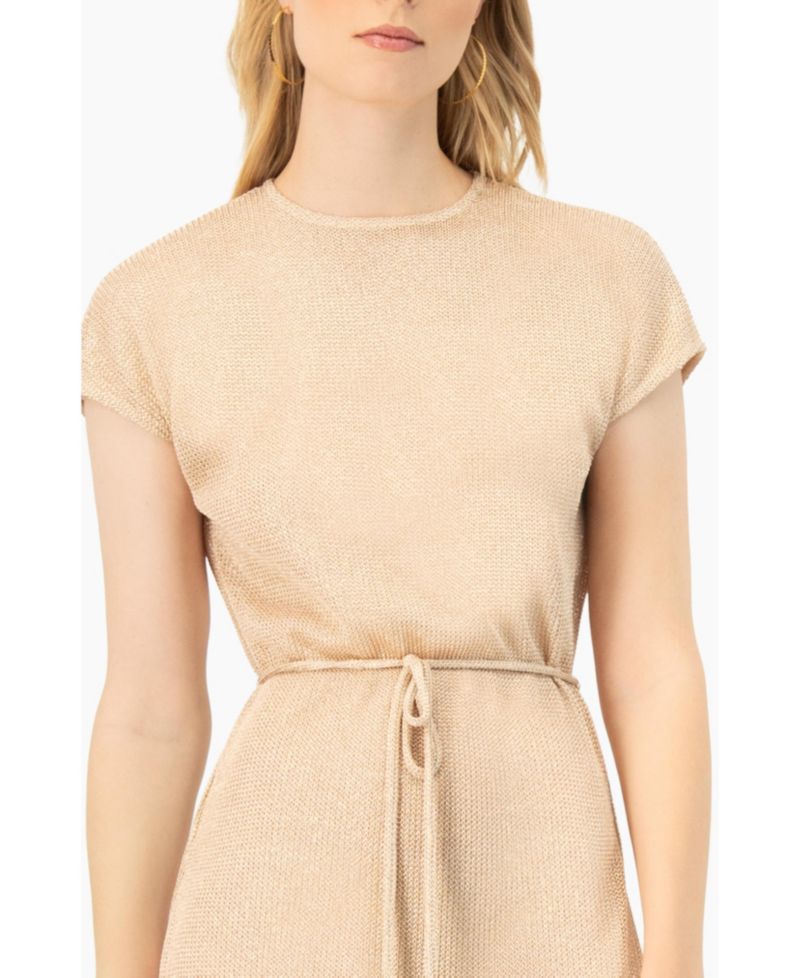 Women's Knitted Tunic With Side Slits