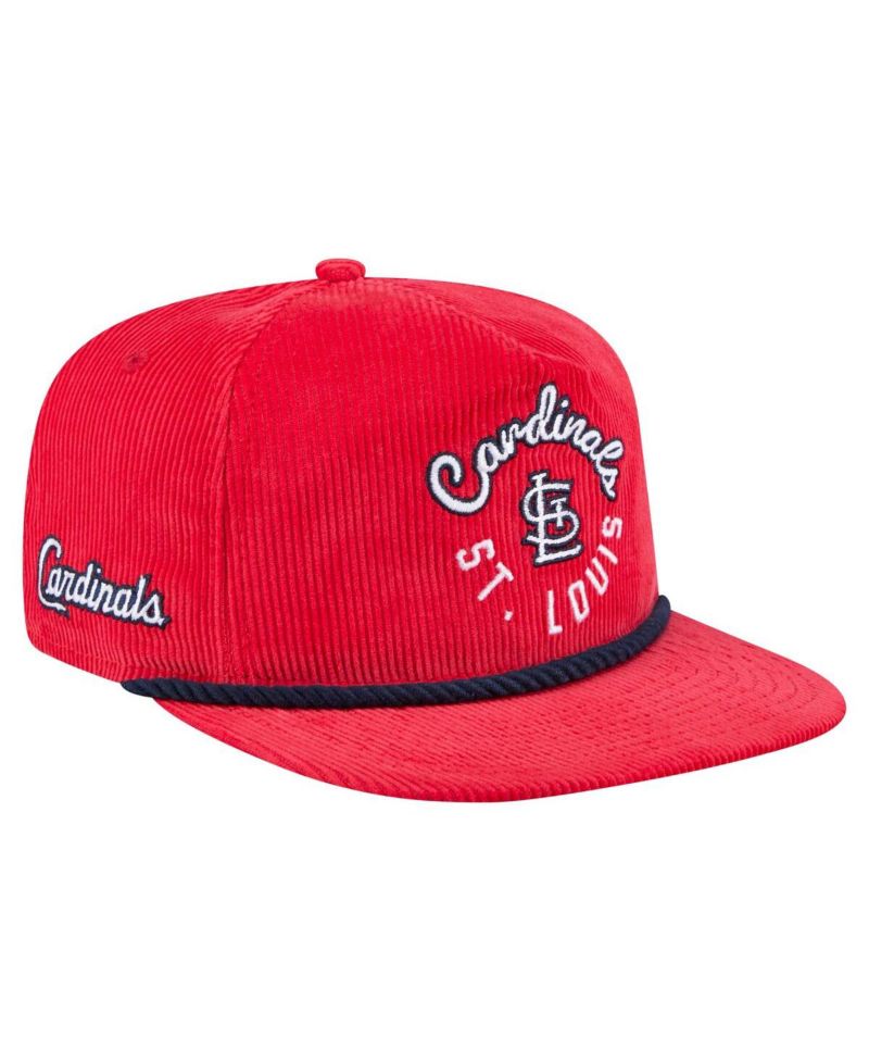 Men's Red St. Louis Cardinals Full Circle Corduroy Golfer Adjustable Hat