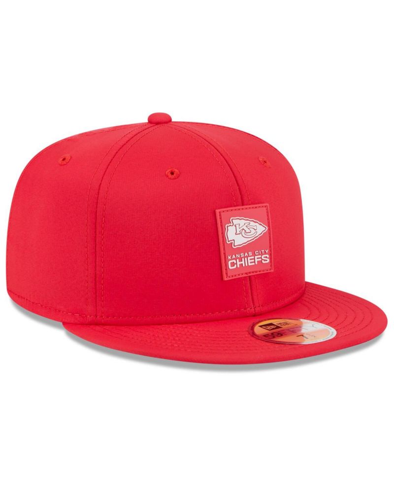 Men's Red Kansas City Chiefs 2025 Sideline 59FIFTY Fitted Hat