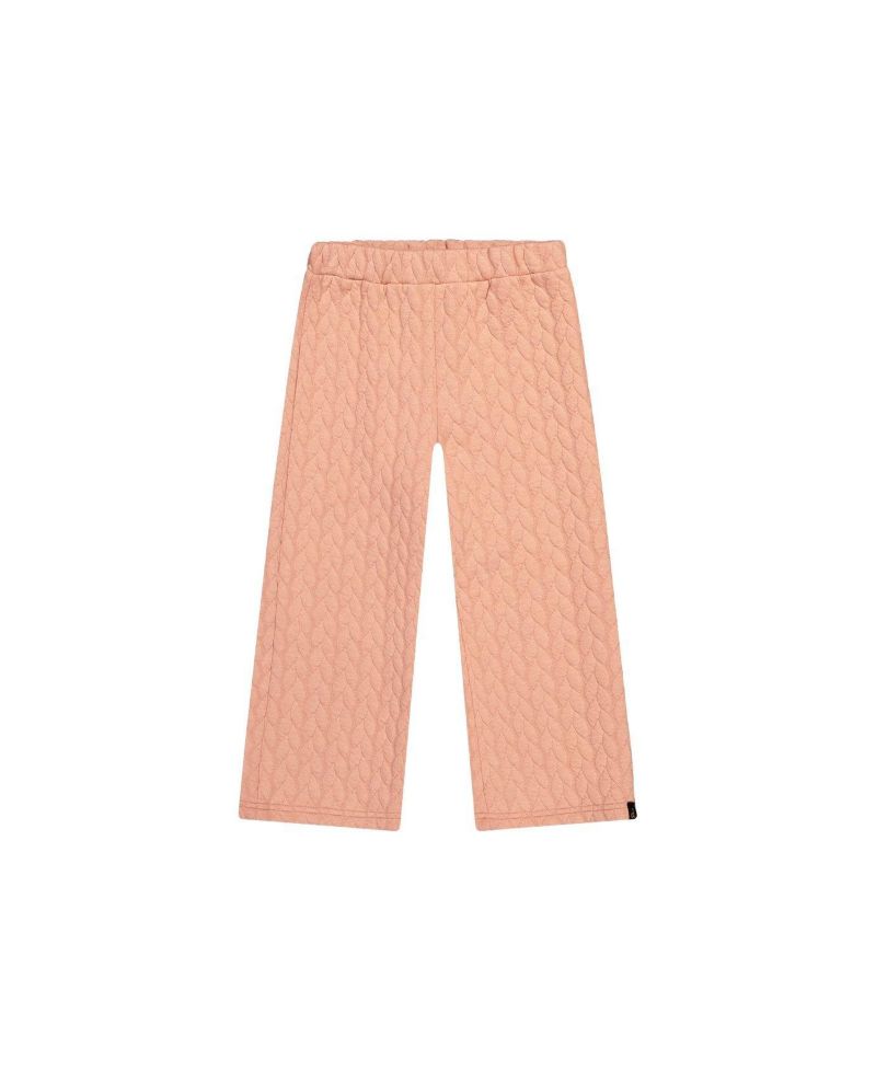 Little and Big Girl (6Y - 14Y) Wide Leg Jacquard Pants