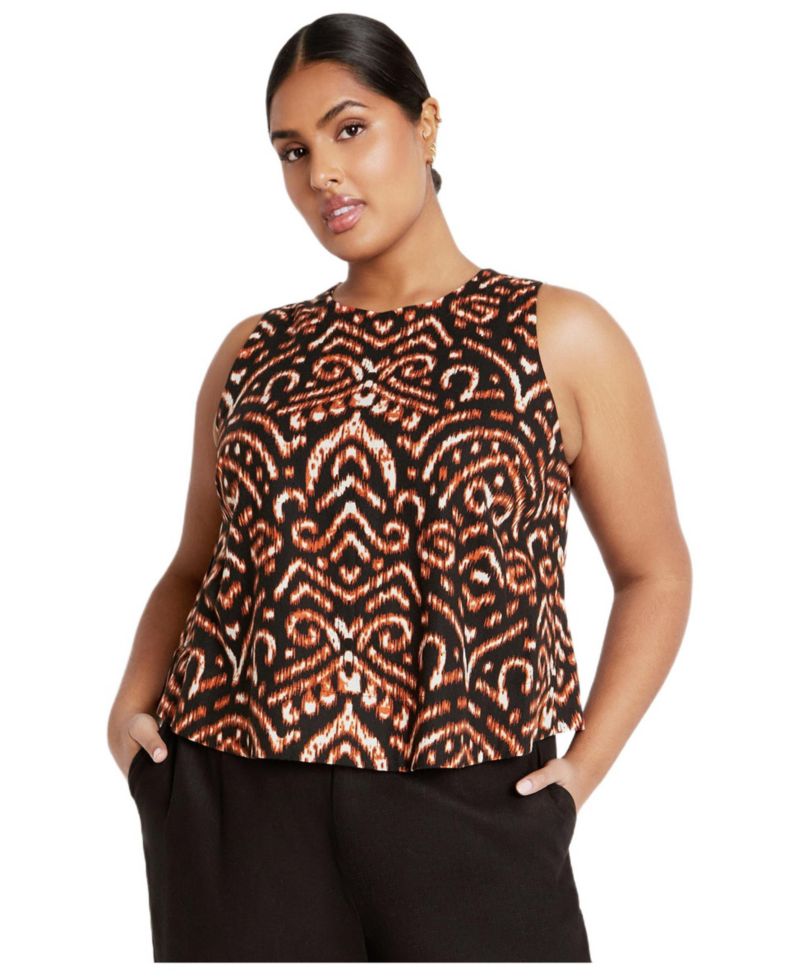 Women's Plus Size Amara Print Top
