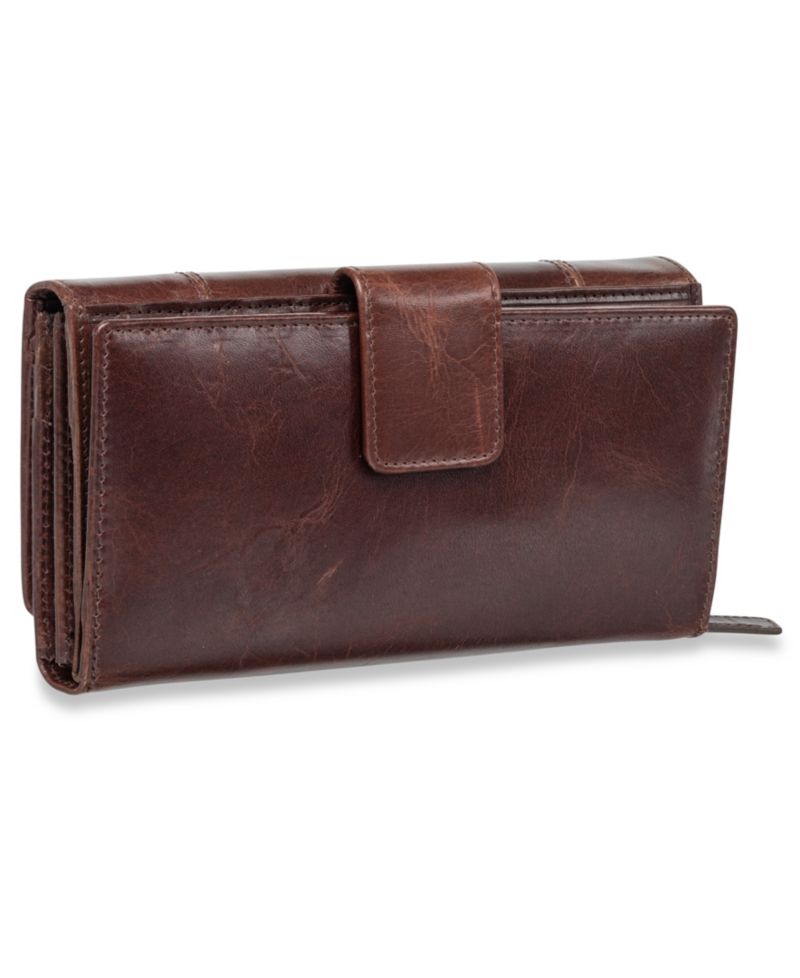 Casablanca Collection RFID Secure Ladies Clutch Wallet