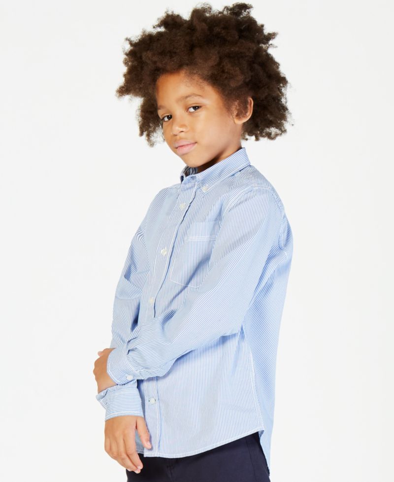 Toddler and Little Boys Tommy Striped Button-Down Shirt