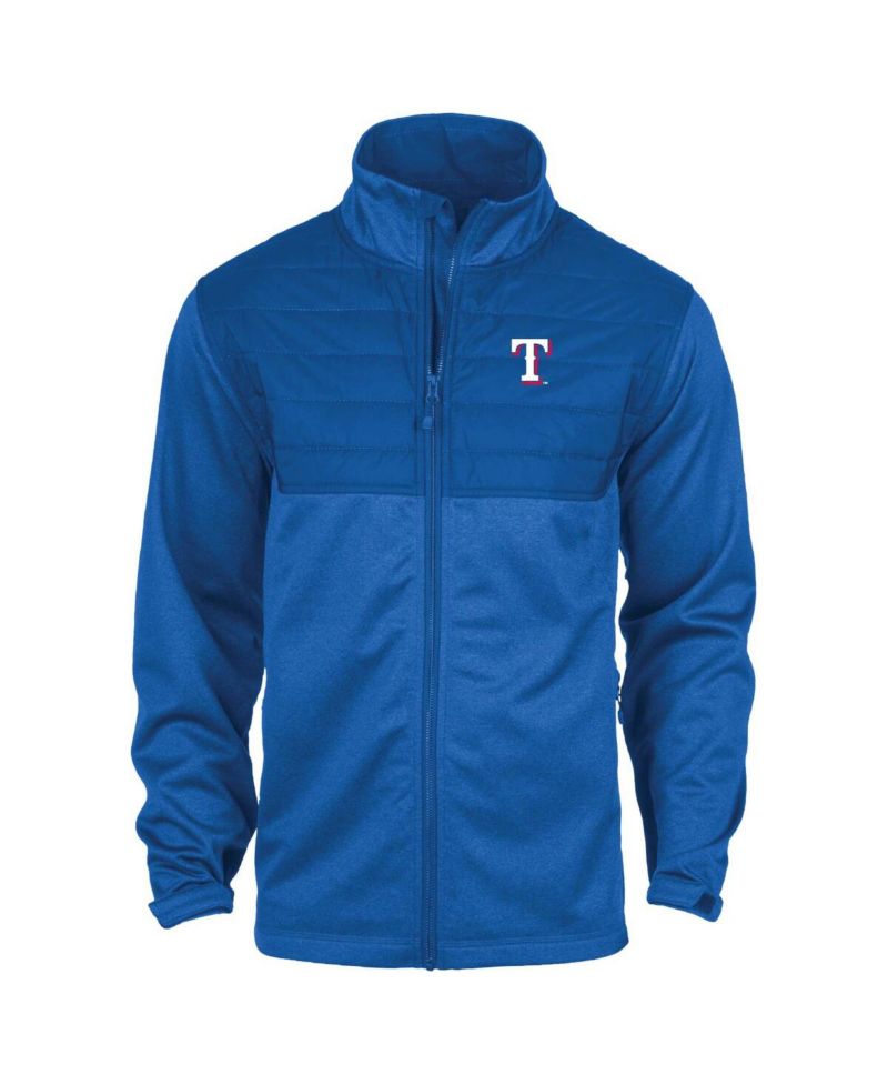 Men's Heather Royal Texas Rangers Explorer Full-Zip Jacket