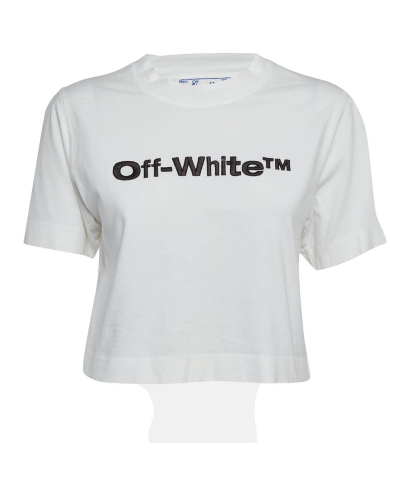 Women's Logo Embroidered Crop T-Shirt