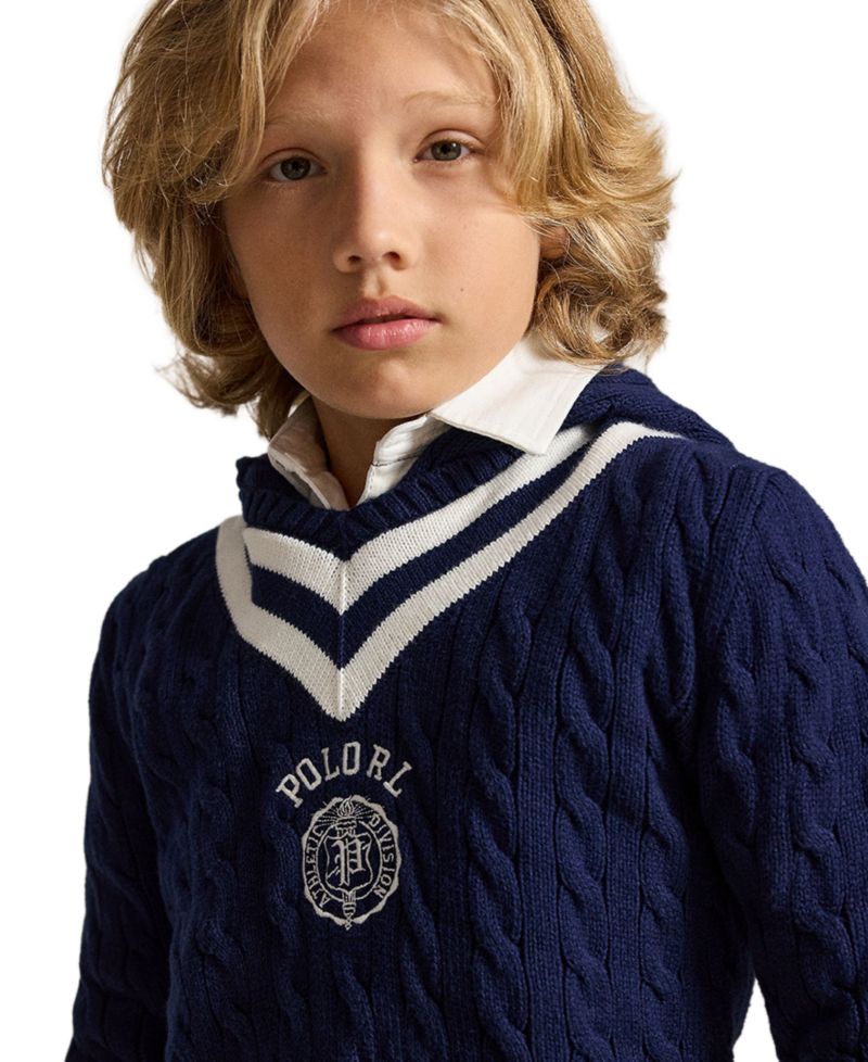 Boys' 8-20 Hooded Cricket Sweater