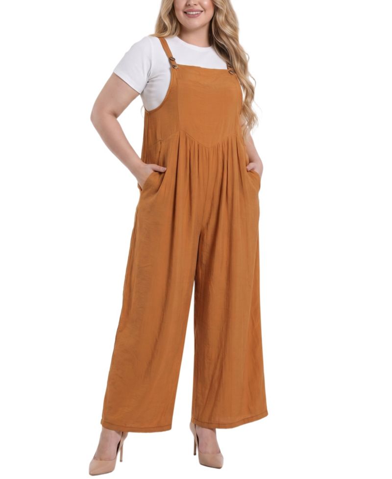 Plus Size Sleeveless Jumper Jumpsuit