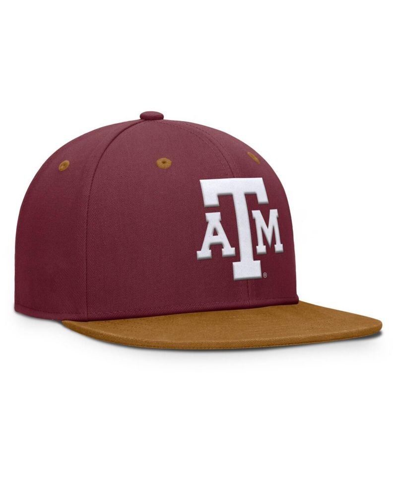 Men's Maroon/Brown Texas A&M Aggies NoBo Fitted Hat